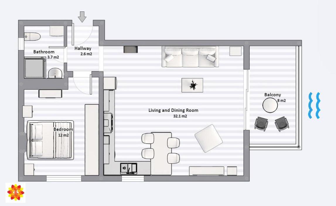 Saranda Amazing Sea View Apartment Extérieur photo